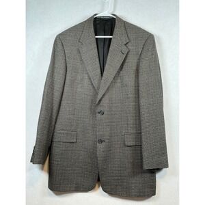 Daniel Hechter Men's 42L Brown Textured Wool Blend Sport Coat Blazer‎